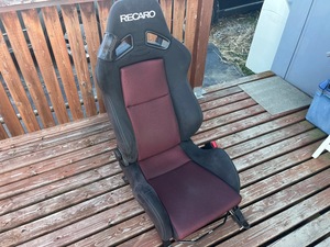 RECARO　レカロ　SR-7　SK100　RD　ベースフレーム　HONDA　GE,GG,GP R 　セット　中古品