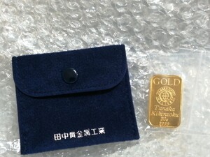 ★純金 GOLD 24K インゴット ゴールド バー 20g 田中貴金属工業 GINZA TANAKA 新宿店