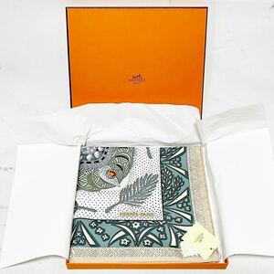 HERMES エルメス スカーフ カレ90 パルミラの女王ゼノビア シルク 大判 タグ付 箱付 現状品