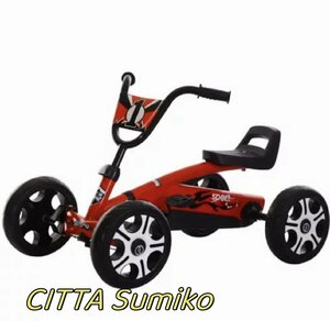 人気新品 大人気☆新品未使用☆足ペダルゴーカートキッズライドオン車のおもちゃ 4 ホイール自転車プッシュバイク