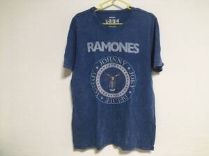 RAMONES 1・２・３・４ Tシャツ M 古着 ラモーンズ 1234 1 2 3 4 ダメージ加工