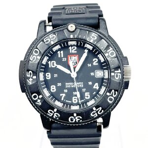 【1円スタート】LUMINOX ルミノックス SERIES 3000/3900 ブラック文字盤 クオーツ メンズ腕時計 324430