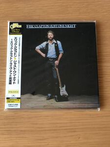 【新品】ERIC CLAPTONエリック・クラプトン国内盤紙ジャケ”JUST ONE NIGHT/ジャスト・ワン・ナイト～ライブ・アット武道館”UICY9164-5