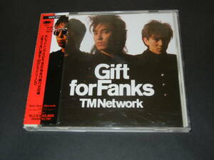 中古CD TM NETWORK GIFT FOR FANKS 帯付き（ベストアルバム Self Control シティーハンター 主題歌 Get Wild TMN 小室哲哉）送料180円～ 