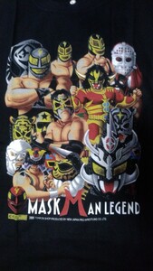 Tシャツ　 新日本プロレス　プロレス　獣神サンダーライガー　タイガーマスク　ブラックタイガー　エルサムライ　ベイダー　マシーン　