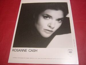 【稀少】公式プロモフォト 大判写真 ロザンヌ・キャッシュ ジョニー・キャッシュ ROSANNE CASH COLUMBIA RECORDS OFFICIAL PROMO PHOTO