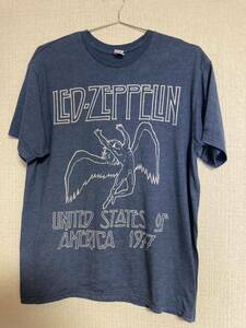 BAND TシャツRED ZEPPELIN UNITED STATES OF AMERICA 1977vintage Tシャツ　2017年復刻　正規品 707 byFANTASY ACTIVE WEAR