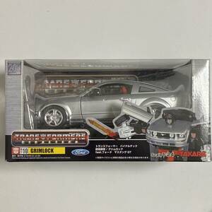 【極美品】TAKARA タカラ トランスフォーマー バイナルテック 副指揮官 グリムロック feat.フォード マスタングGT BT10 フィギュア