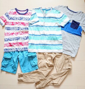 GAP KIDS★5点セット！ギャップ キッズ Tシャツ3点+パンツ2点 ボーイズ 子供服 140 150 