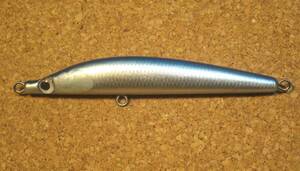 感動保存工房むらせ　ムラセ ミノージグ Murase Minnow Jig MJ.AgF-150 銀箔body ブルーバック 美品