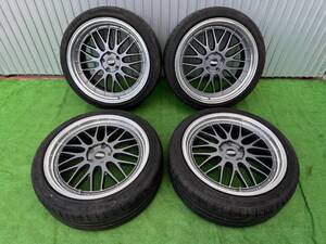 BBS LM タイプ 深リム◆ 20インチ 245/40R20 20X8.5JJ+30 20X10JJ+40 2021年 タイヤ PCD114.3 5H ホイール 4本 セット。。。