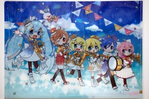 SNOW MIKU 2020　雪ミク 2020　クリアファイル コンプリートセット　ばらし　クリアファイル 1枚 D　第71回 さっぽろ雪まつり 初音ミク