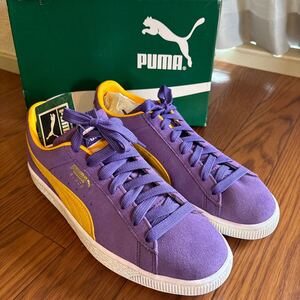 未使用 タグ付き 27㎝ PUMA SUEDE TEAMS プーマ スエード チームス スウェード clyde クライド パープル バイオレット 