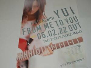 未使用 『 YUI / FROM ME TO YOU 』 B2ポスター