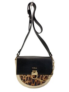 FURLA◆ショルダーバッグ/-/CRM/レオパード/wb00184