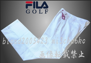 ■新品【FILA GOLF】フィラゴルフ 刺繍ロゴ ストレッチベーシックパンツ■WH90
