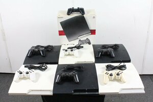 SONY ソニー PS3 PlayStation3 CECH-2000A CECH-2100A CECH-2500A CECH-2500B CECH-3000A 計7台セット コントローラー付属【現状品】