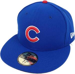 New Era ニューエラ 59FIFTY MLB Chicago Cubs シカゴ カブス ベースボールキャップ (7 3/8 58.7cm)【並行輸入品】