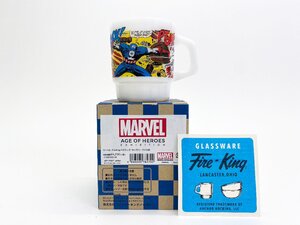 Fire-King ファイヤーキング ミルクマグカップ キャプテン・アメリカ B MARVEL展限定