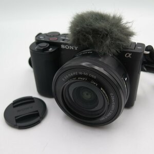 1円～ SONY ソニー a ZV-E10 ミラーレス一眼レフ デジタルカメラ E 3.5-5.6 PZ 16-50mm OSS 動作未確認 現状品 y191-2866219【Y商品】