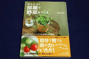 絶版■吉度日央里【かんたん！ 部屋で野菜をつくる】サンマーク出版-2011年初版■自分で育てた命の力をいただく-今日からチャレンジできる