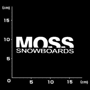 送料無料★0139★Moss モス★スノーボード★スノボー★SNOWBOARD★ステッカー