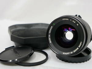 #7397 mamiya-sekor C 45mm F2.8N マミヤ 中判フィルムカメラ用レンズ m645