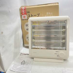 送料無料g34120 電気ストーブ ZEPEAL DS-C81J コンパクトタイプ 2段切替 400W 800W 暖房 家電 ストーブ 取扱説明書付き