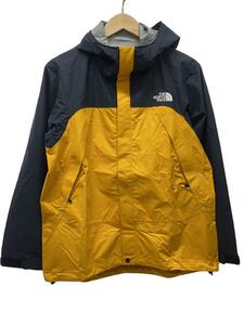 THE NORTH FACE◆DOT SHOT JACKET_ドットショットジャケット/S/ナイロン/YLW/無地