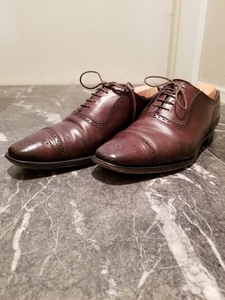 CHEANEY チーニー◆メンズ◆26.0cm~26.5cm◆ストレートチップ◆茶　ブラウン◆革靴◆ドレスシューズ ビジネスシューズ◆中古