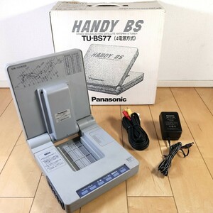 希少!!　Panasonic　パナソニック　室内用　車中泊等　ハンディ　BSアンテナ一体型チューナー　TU-BS77