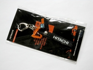 日立建機 ZAXIS 油圧ショベル マスコット キーホルダー ストラップ HITACHI KEYCHAIN