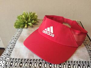 未使用　美品〈 adidas 〉サンバイザー　AEROREADY