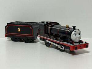 プラレール トーマスシリーズ くろいジェームス 真っ黒なジェームス 中古 清掃済 動作確認済 即決