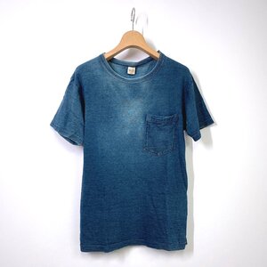 WAREHOUSE ウエアハウス インディゴ染め ポケットTシャツ S 半袖