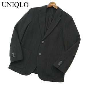 UNIQLO ユニクロ 秋冬 ウール ツイード ヘリンボーン★ テーラード ジャケット Sz.S　メンズ　A2T14257_C#N