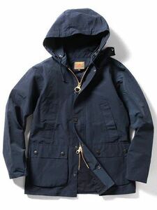 新品 Beams別注 Barbour ビィデイル BEAMS F BEDALE バブアー ビームス エフ 別注 ビデイル ジャケット M NAVY ネイビー フード 60/40