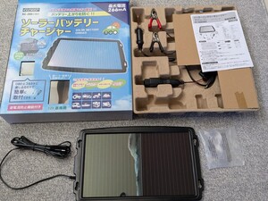 CLEZEED OBDII対応ソーラーバッテリー充電器 バッテリーチャージャー 防水防塩害仕様 最大充電電流266mA SC-266OBD 美品