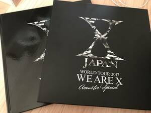 美品 即決 X JAPAN ツアーパンフレット【WORLD TOUR 2017 WE ARE X Acoustic Special 】スリーブケース YOSHIKI TOSHI PATA HEATH SUGIZO