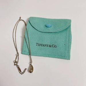 ◆TIFFANY&Co. /ティファニー ネックレス ティアドロップ 925 刻印有 チェーン40cm◆K4-K