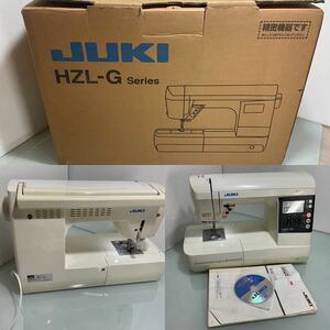 （PLP）JUKI ジューキ コンピューターミシン グレース GRACE 100 HZL-G100 本体カバー　説明書　DVD付 簡易動作ok