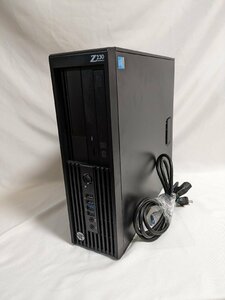 【即使用可能】 HP Z230 SFF WorkStation D1P35AV Ubuntu 24.0 Linux Xeon メモリ8GB HDD500GB AMD FirePro V3900 / 100 (RUHT015357)