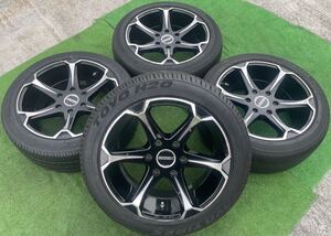 ★ ESSEX / NEXEN 18インチ 8.0J+38 6穴 PCD139.7 &TOYO H20 225/50R18 ラジアルタイヤ4本セット★JVH7