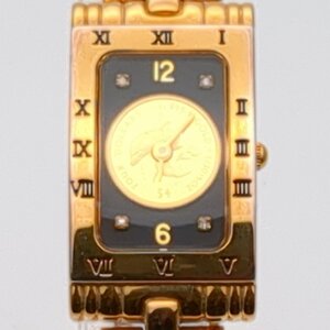 【1円スタート】 【電池交換済】CHRISTIAN RIESE LASSEN クリスチャン リース ラッセン コインウォッチ 時計 1/30 OZ GOLD COIN WATCH