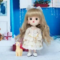 1/12　ドレスセット　薄ピンク　服　ねんどろいどどーる　オビツ11などに♪