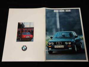 【￥2000 即決】BMW E30型 3シリーズ / 318i / 320i / 325i 日本語版 カタログ / 1988年 【当時もの】