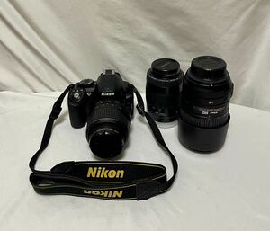 1円〜② Nikon D300 ボディ Nikon ニコン AF-S 55-300mm F4.5-5.6 G ED VR AF-S 18-55 1:3.5-5.6 付属品多数