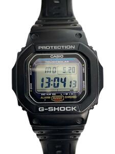 CASIO◆ソーラー腕時計・G-SHOCK/デジタル/BLK