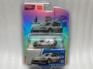 即決 POP RACE 1/64 enigma 001 パンデム シビック EG6 チェイスカー 海外限定 PANDEM シークレット 未開封品 ポップレース