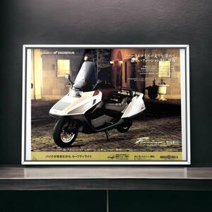 90年代 当時物!!! Honda 広告/ポスター FUSION フュージョン SE MF02 Mk1 MF02 マフラー パーツ 部品 カスタム センサー セル